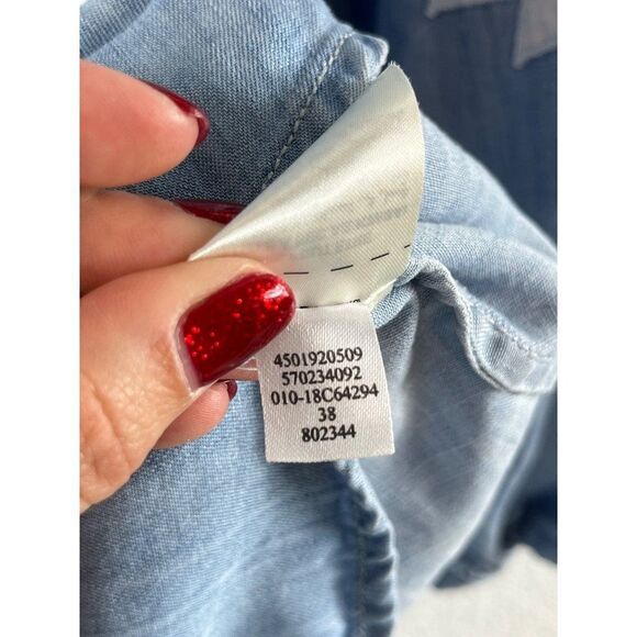 Chico's 3 Piece Clothing Lot Tops Blouses Size 1 Medium Career Casual Blue - Picture 12 of 16